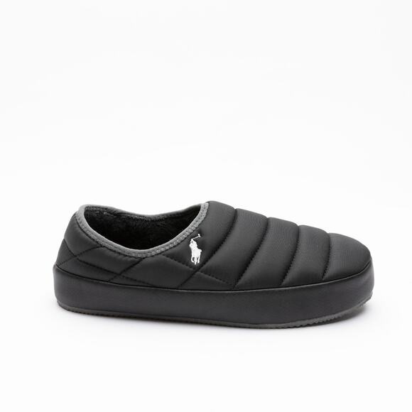Polo Ralph Lauren Men Maxson Clog Slipper Black Size 10 - Picture 1 of 11